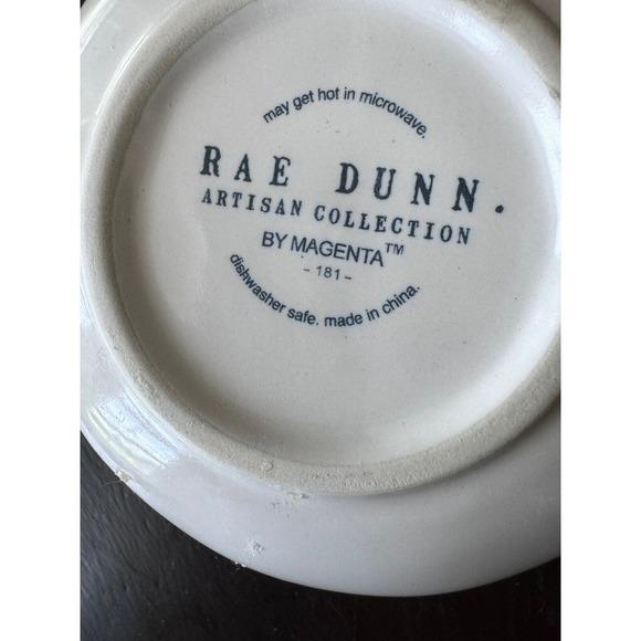 Rae Dunn 3 Piece Crackers Cheese Spread Bowls with Wooden Tray New Without Box - Picture 4 of 4